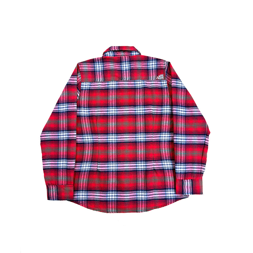 HIC Women Plaid Flannel Long Sleeve