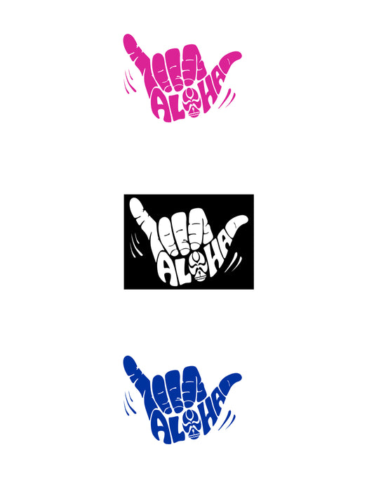 Aloha Shaka Die-Cut Sticker