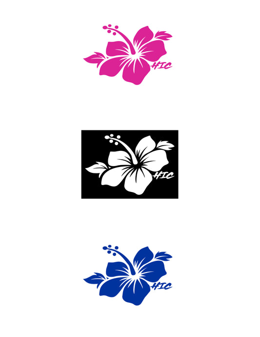 Hibiscus Die-Cut Sticker