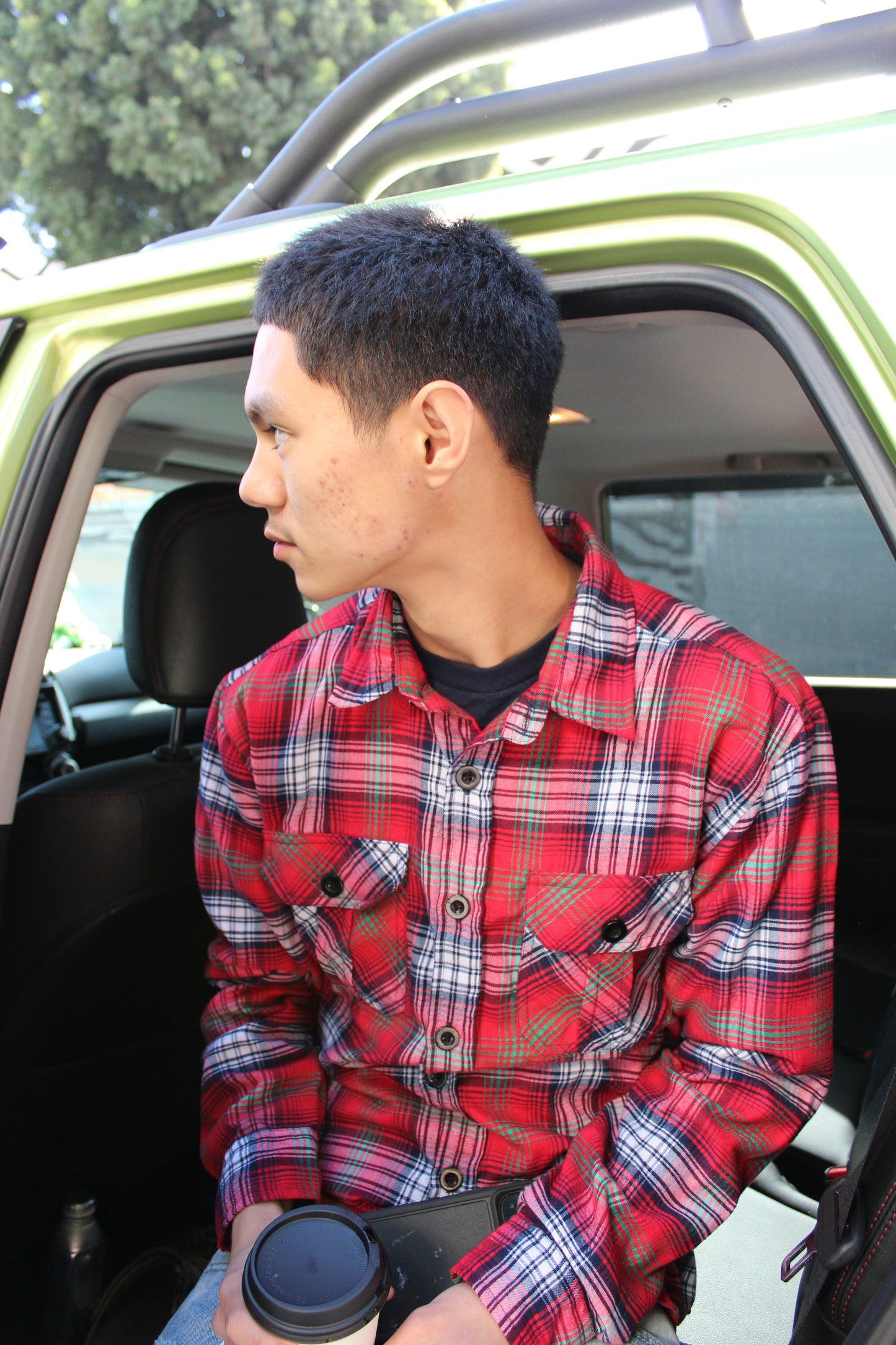 HIC Men's Plaid Flannel Long Sleeve