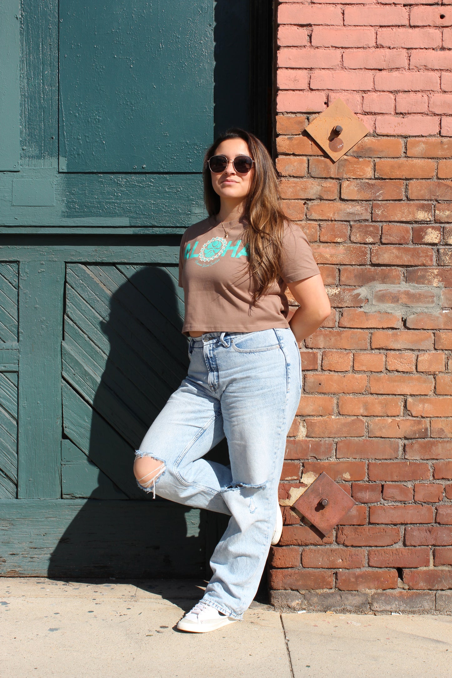 Aloha HIC Women Crop Tee