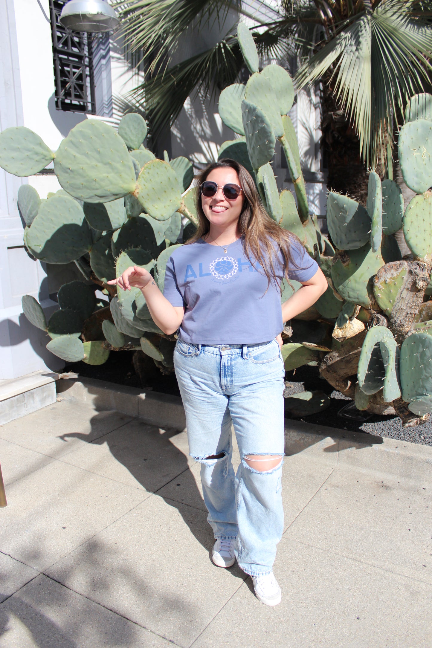 Aloha HIC Women Crop Tee