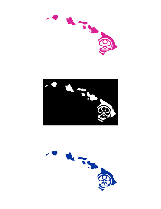 Island Chain Die-Cut Sticker