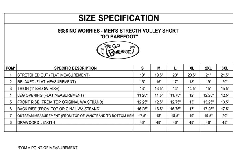 No Worries Volley Short (Black)