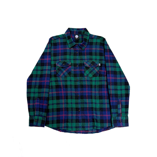 HIC Women Plaid Flannel Long Sleeve