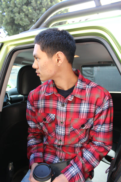 HIC Men's Plaid Flannel Long Sleeve