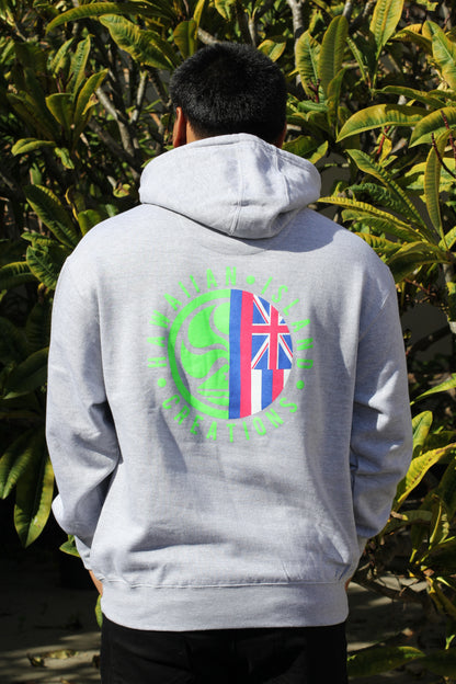 Hapa Neon Dot Pullover Hoodie