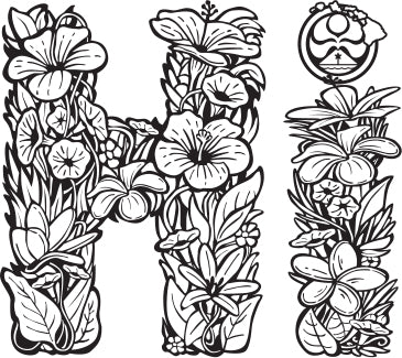 Organic HI Mylar Sticker
