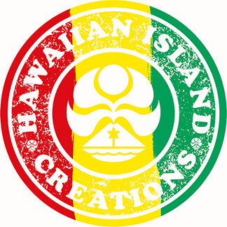 Rasta Circle Mylar Sticker