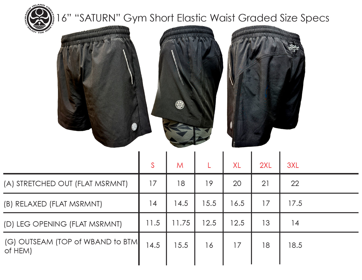 HIC Saturn Running Shorts