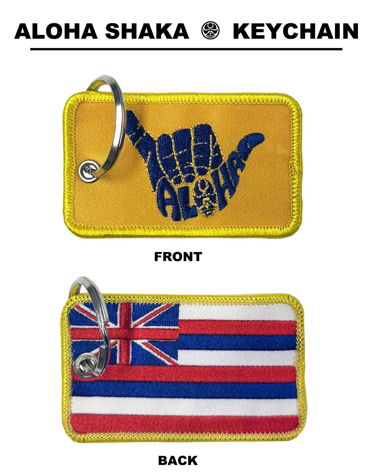 2-Sided Embroidered Keychains