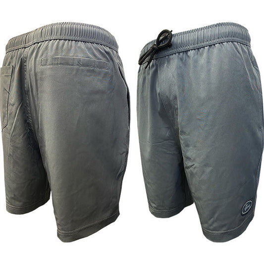 No Worries Volley Short (Charcoal)